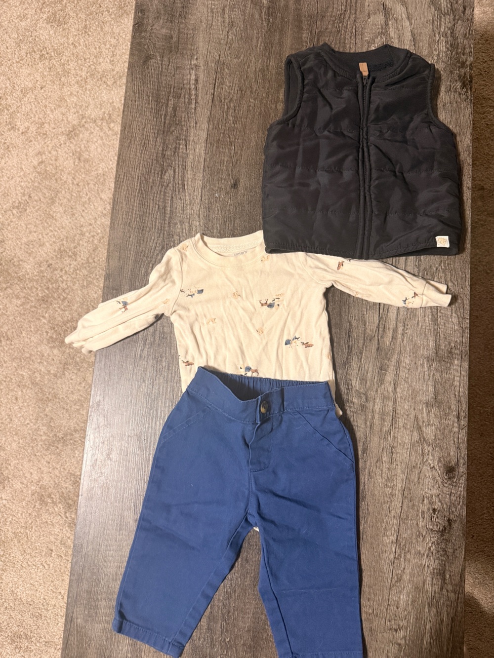 Carter's Onesie, Vest and Pants Set